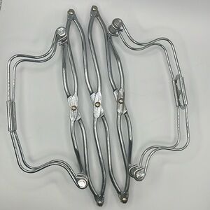 Trivet Casserole Dish Holder Expandable Chrome Metal Midcentury ROSTI Italy VTG